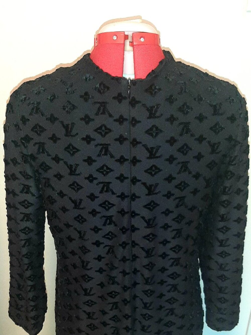 Vintage Louis Vuitton velvet dress